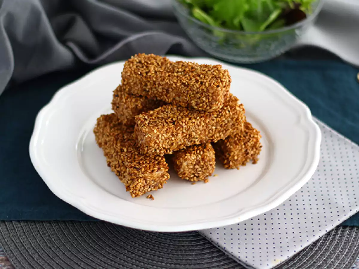 Feta-Sticks mit Sesam - foto 2