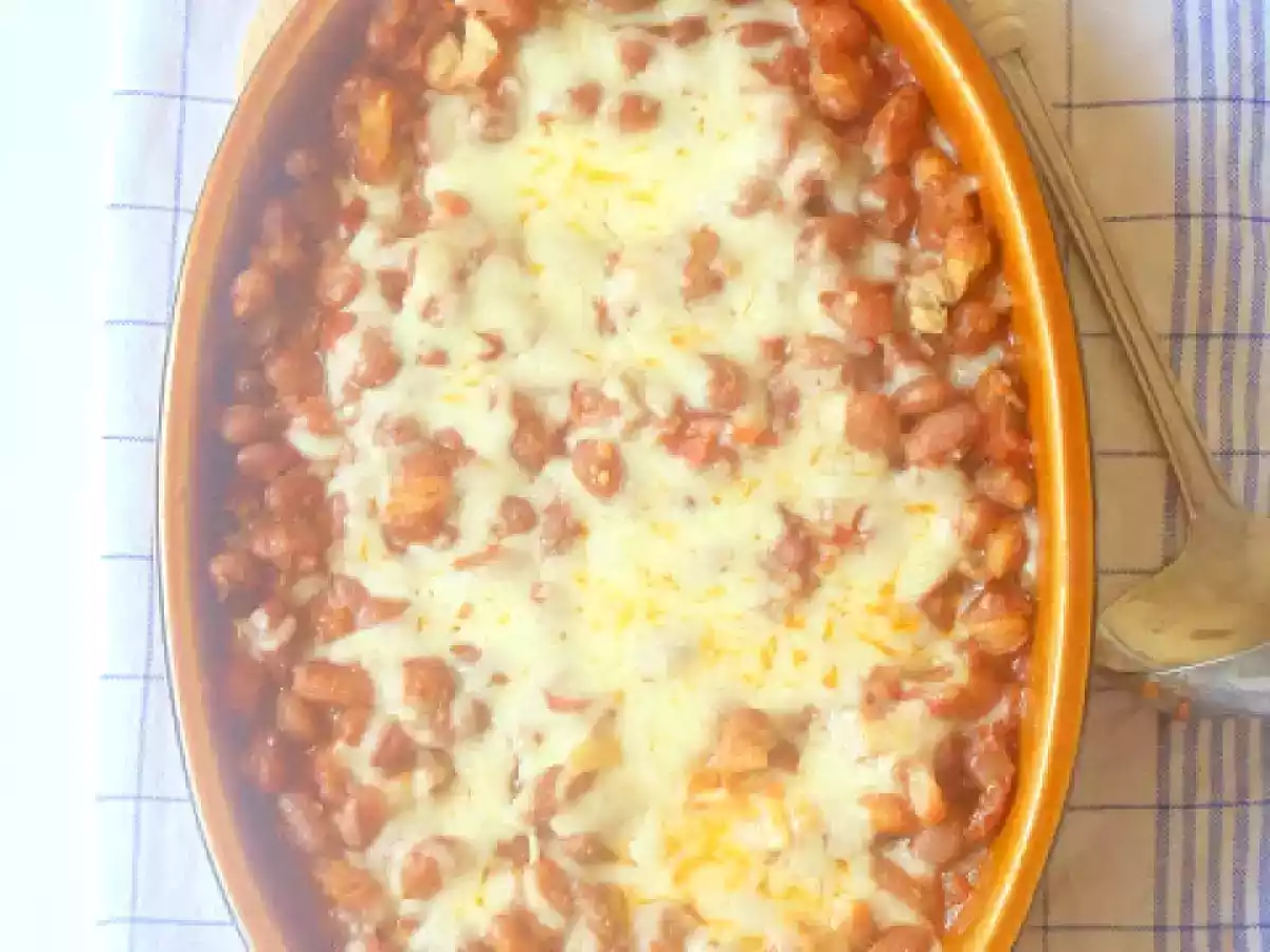 Fırınlanmış Barbunya / Gebackene Türkischer Bohnen