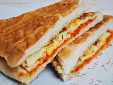 Fladenbrot-Sandwich vom Grill
