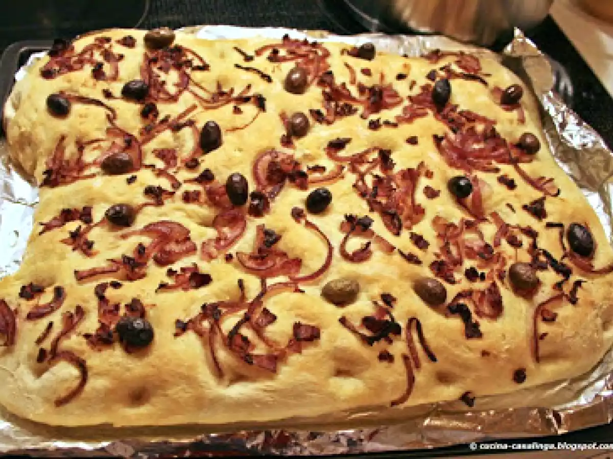 Focaccia con cipolle alla Genovese - foto 2