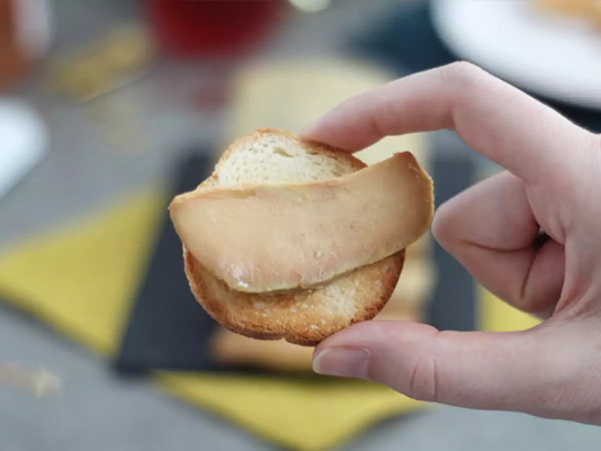 Foie gras in Salz gegart - foto 4