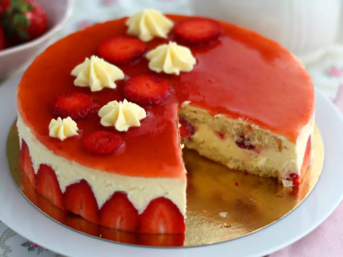 Fraisier – französische Erdbeertorte Schritt für Schritt - foto 3