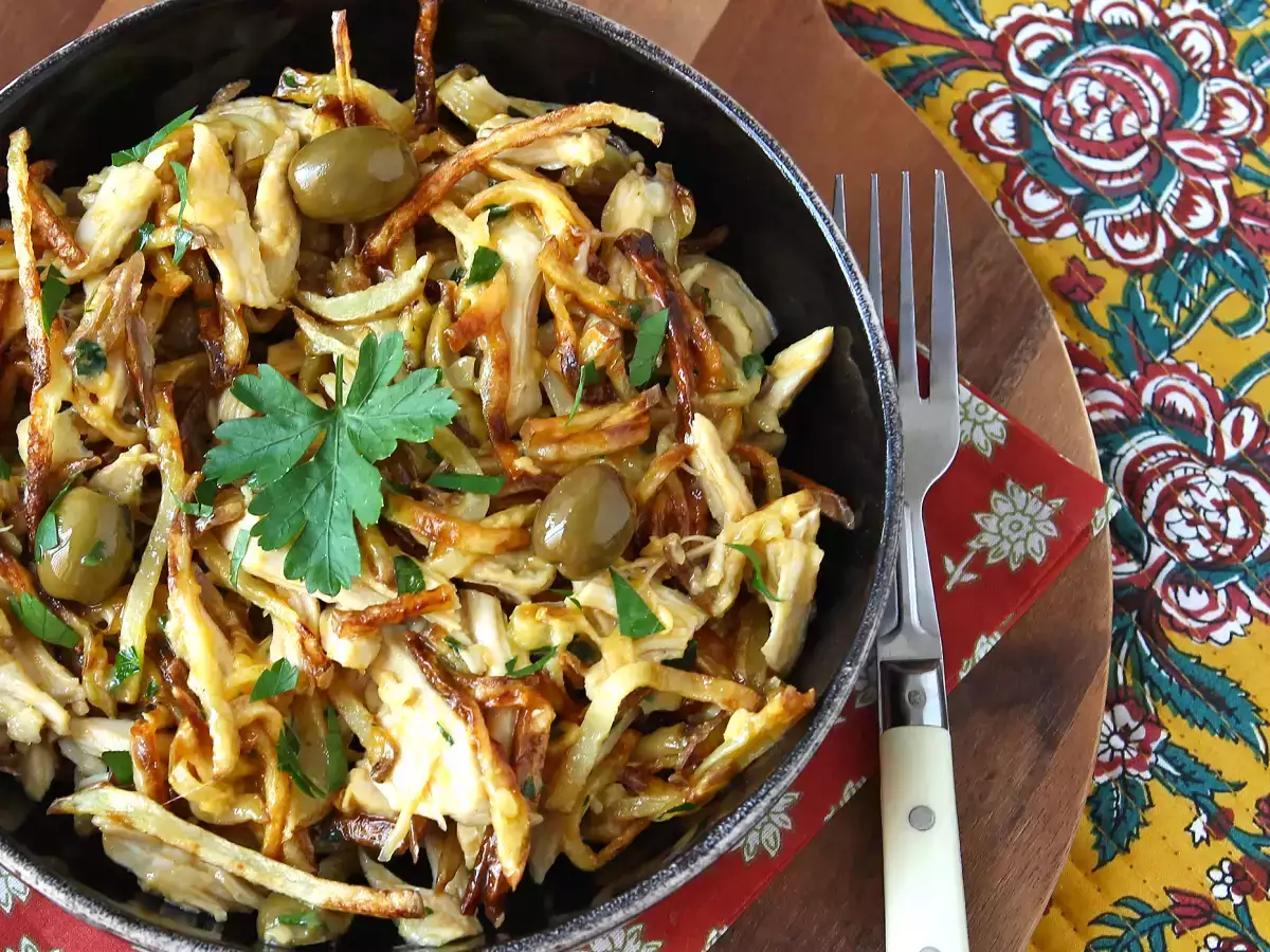 Frango à Brás: das perfekte portugiesische Gericht, um Hähnchenreste zu verwerten - foto 2