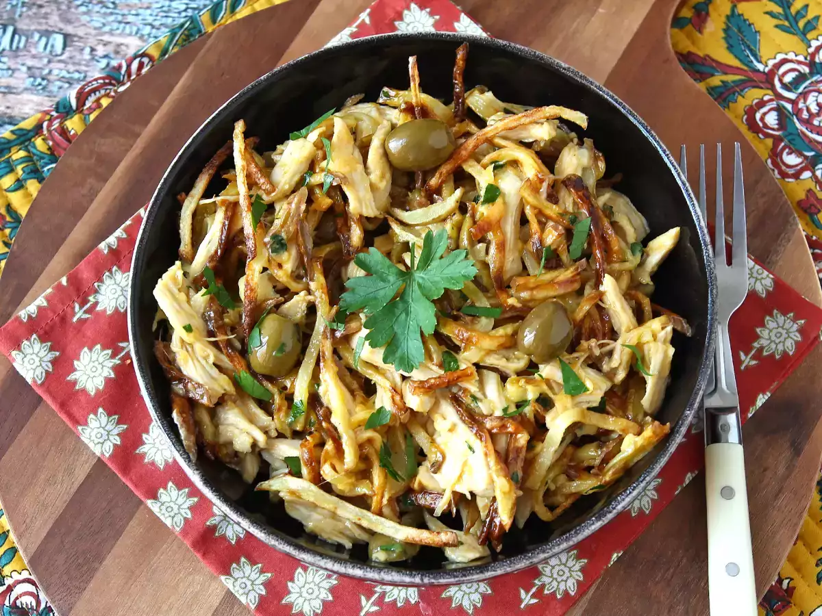 Frango à Brás: das perfekte portugiesische Gericht, um Hähnchenreste zu verwerten - foto 4