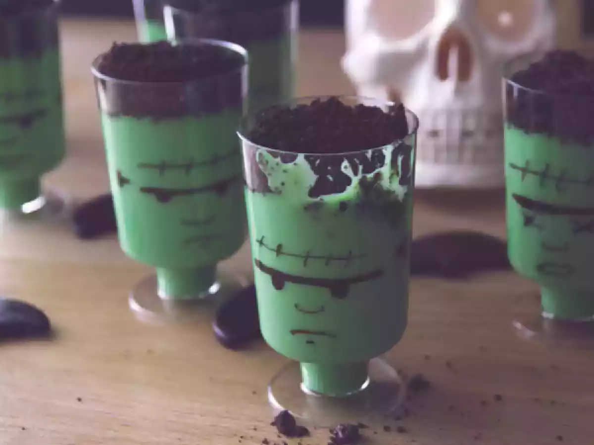 Frankenstein-Cremes für Halloween - foto 3