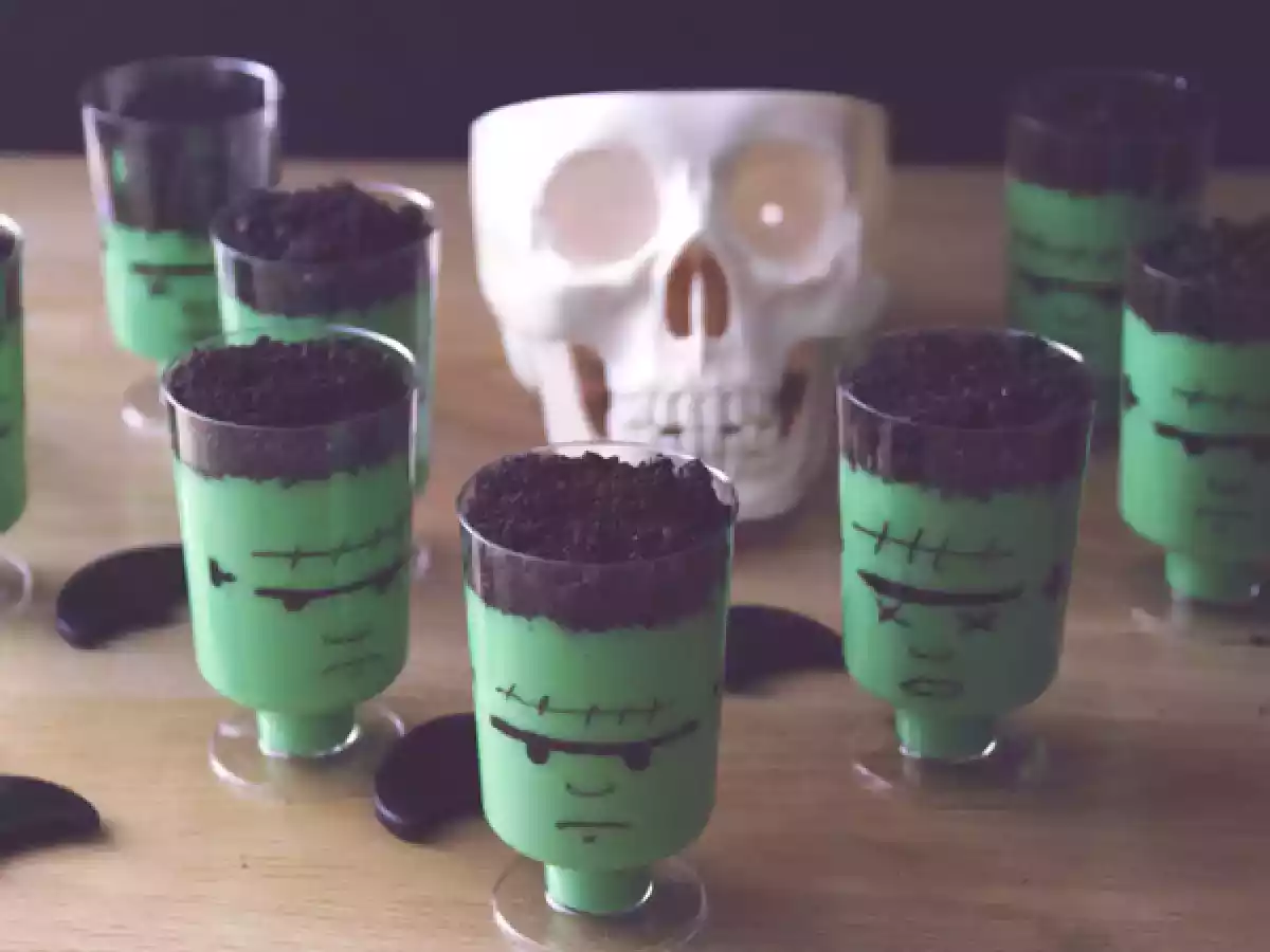 Frankenstein-Cremes für Halloween - foto 4