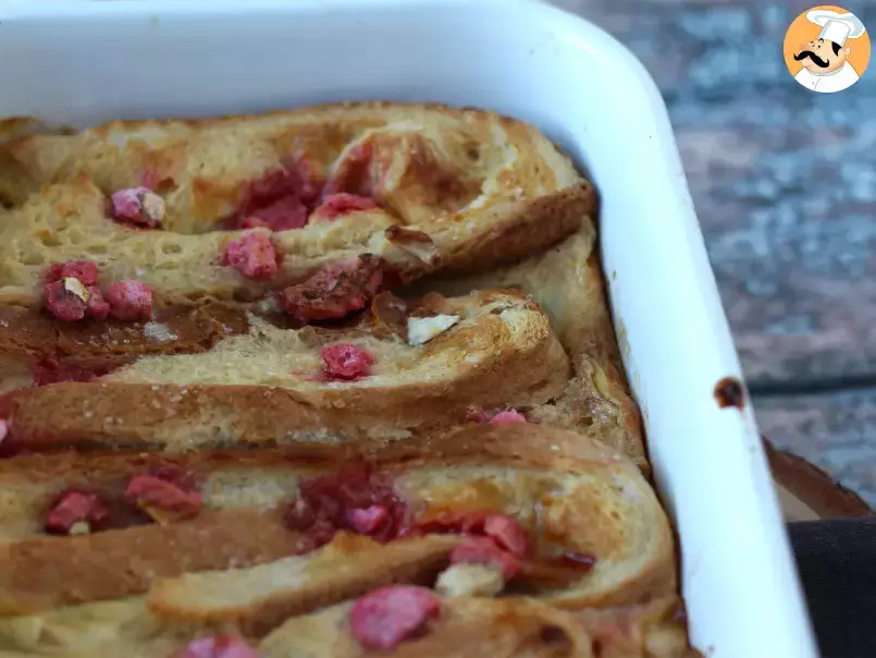 French Toast im Ofen, rosa Pralinenbelag, Ultra-Gourmet-Rezept, foto 3