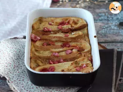 French Toast im Ofen, rosa Pralinenbelag, Ultra-Gourmet-Rezept
