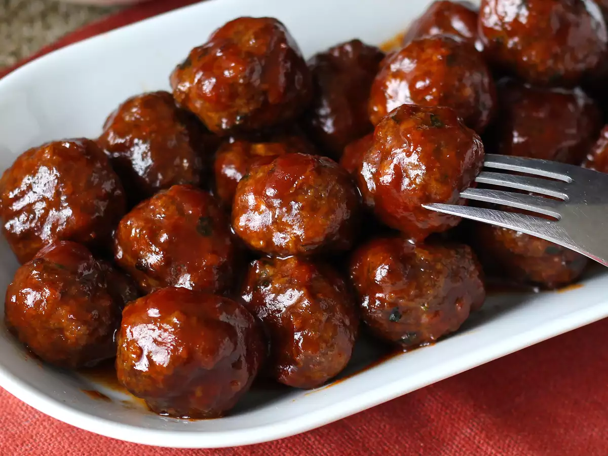 Frikadellen aus der Heißluftfritteuse mit süß-saurer Barbecue-Soße: einfaches und leckeres Rezept - foto 5
