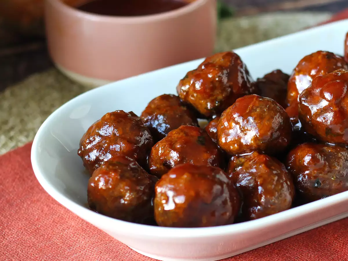 Frikadellen aus der Heißluftfritteuse mit süß-saurer Barbecue-Soße: einfaches und leckeres Rezept - foto 6