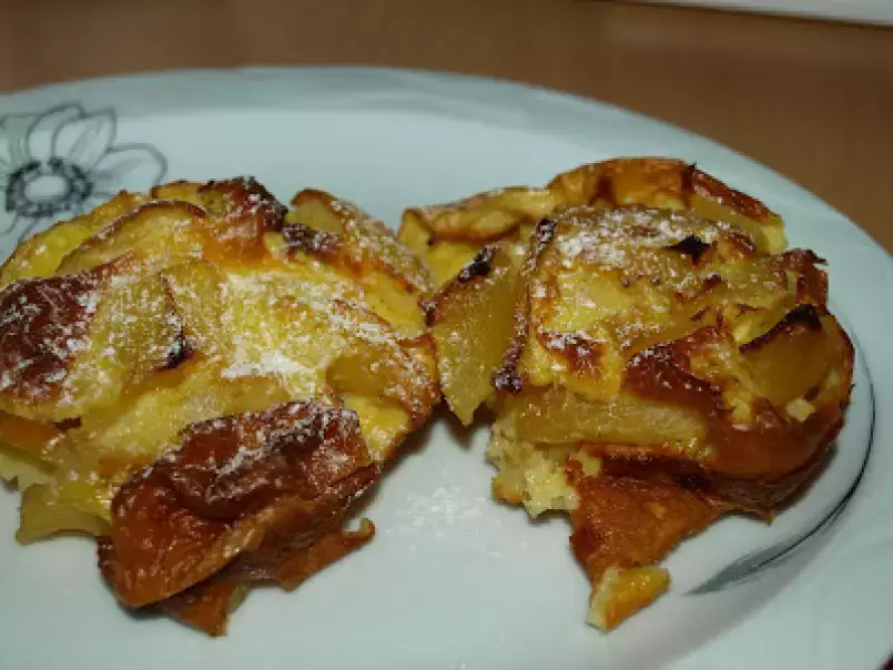 FRITTATA AL FORNO CON LE MELE - Ofenpfannkuchen mit Äpfeln, foto 1