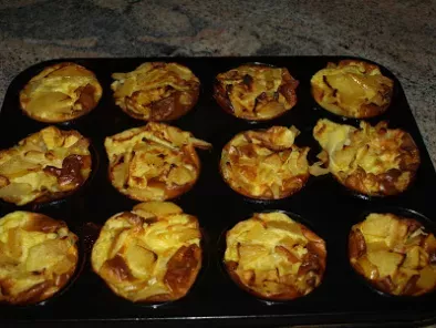 FRITTATA AL FORNO CON LE MELE - Ofenpfannkuchen mit Äpfeln, Foto 2