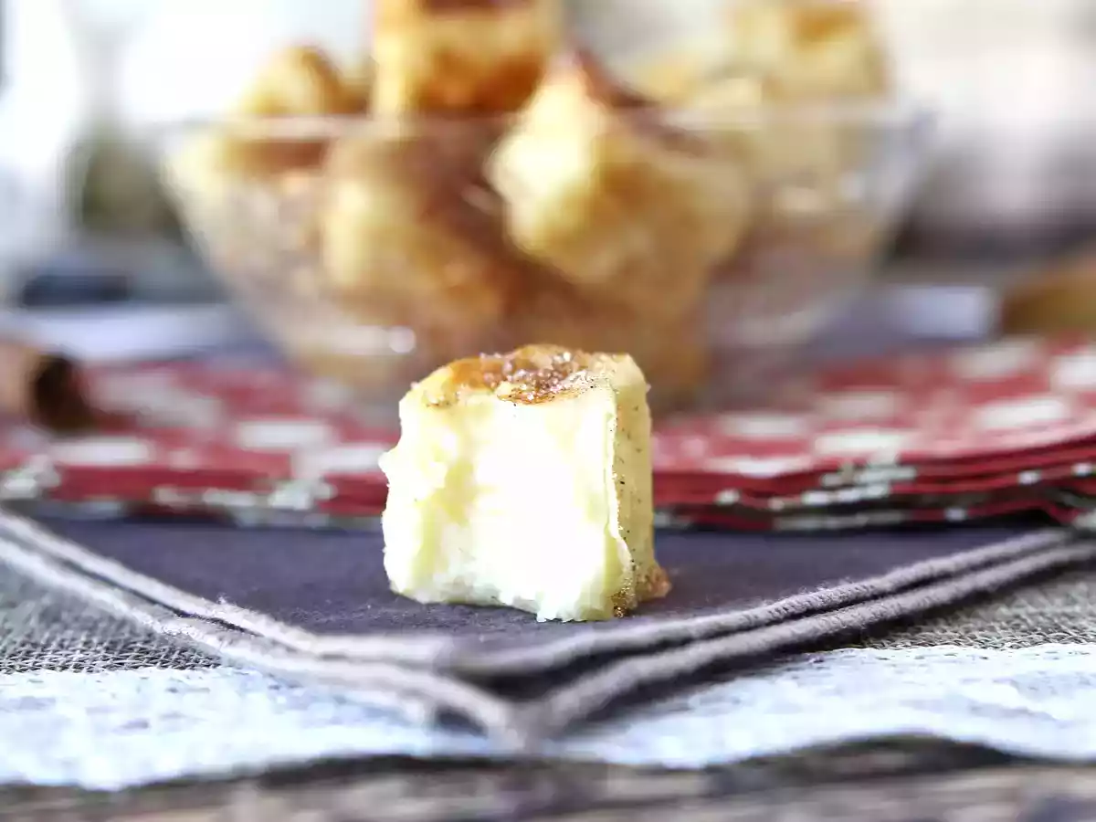 Frittierte Milch in der Heißluftfritteuse. Das traditionelle Dessert mit weniger Öl und dem gleichen Geschmack wie immer. - foto 2