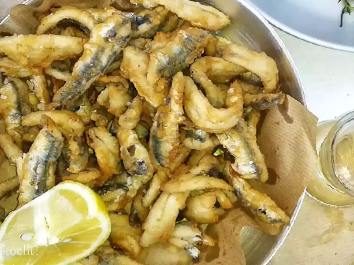 Frittierte Sardellen