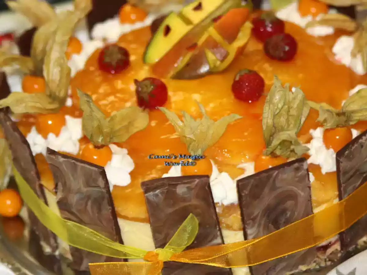 Früchtetraum Mango-Erdbeer-Torte