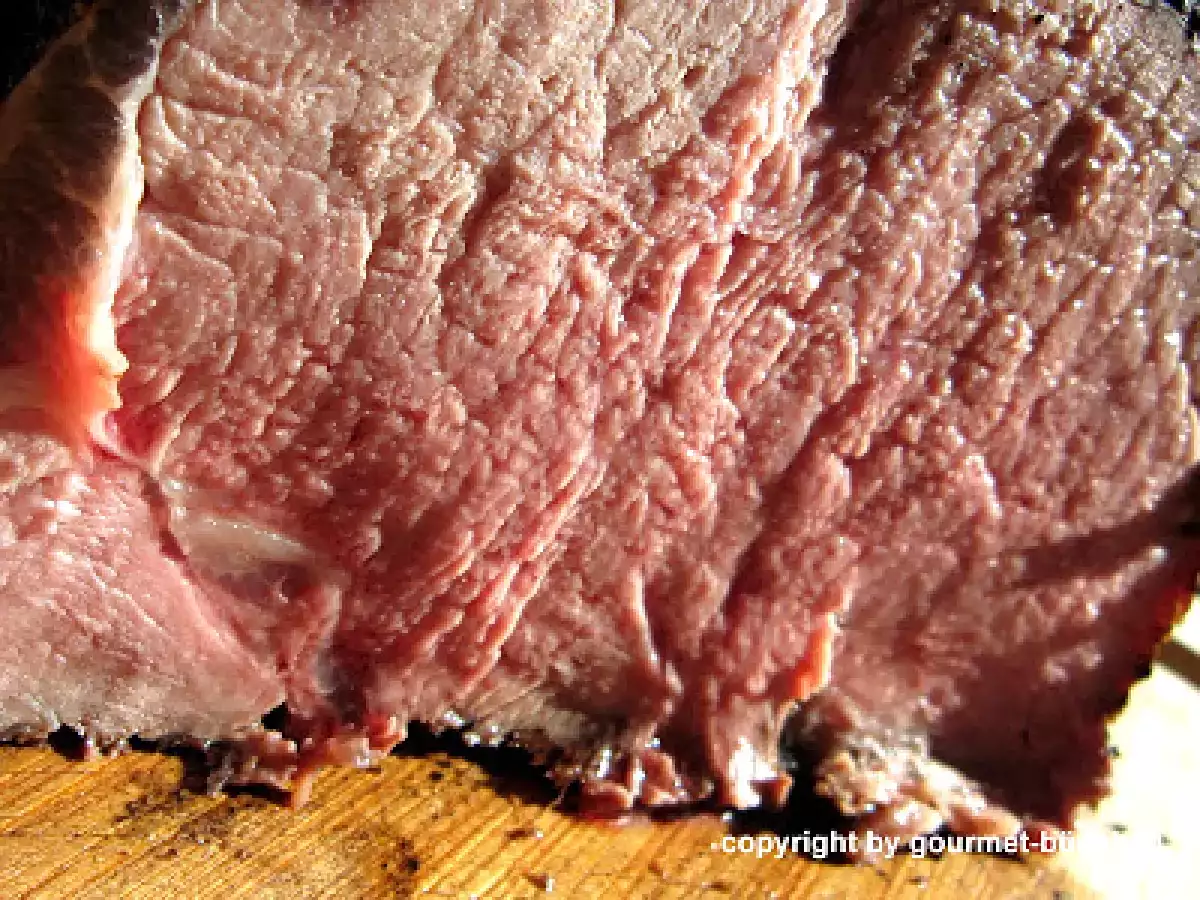 Frühlingsroastbeef und auch noch scharf wie ein Radieschen