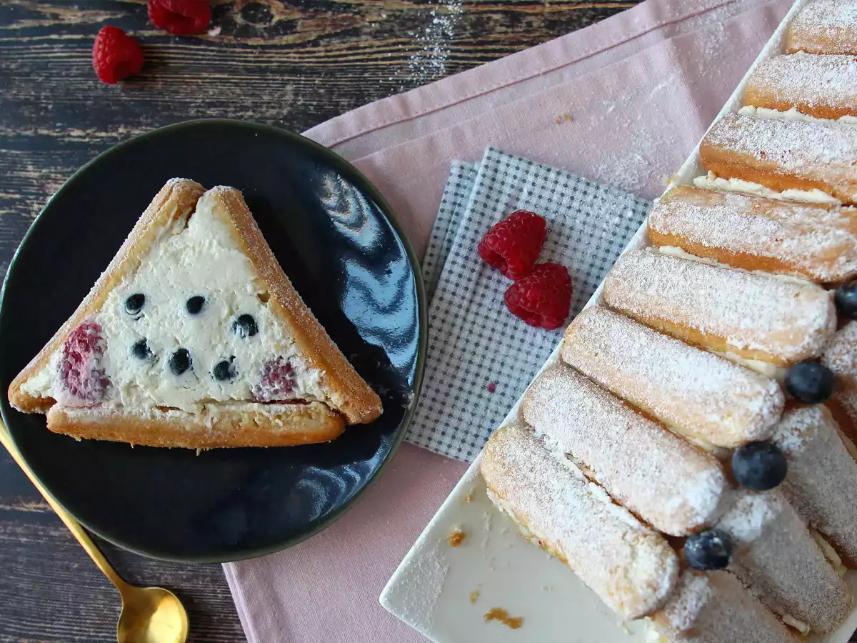 Für diese Weihnachts-Bûche mit roten Früchten brauchen Sie keine Form! - foto 6
