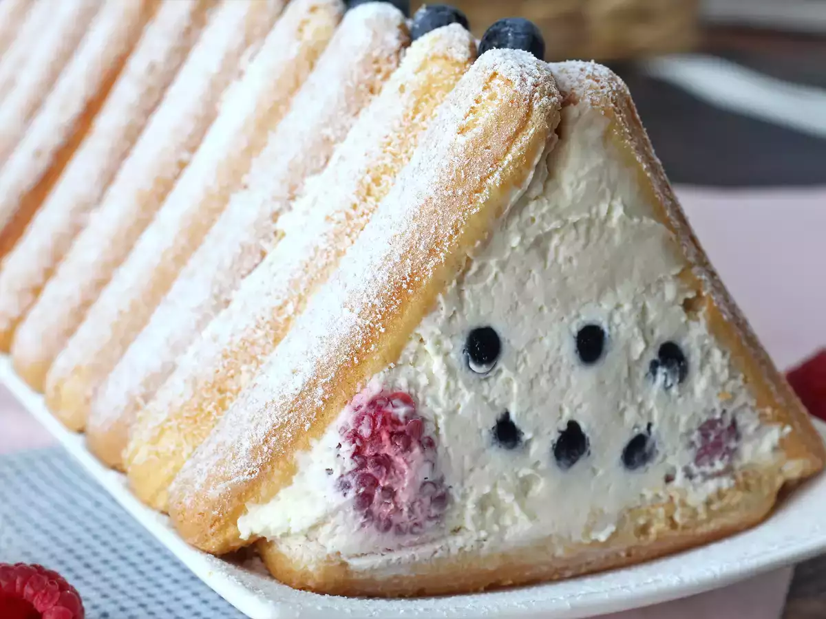 Für diesen Baumkuchen mit roten Früchten brauchen Sie keine Form! - foto 3