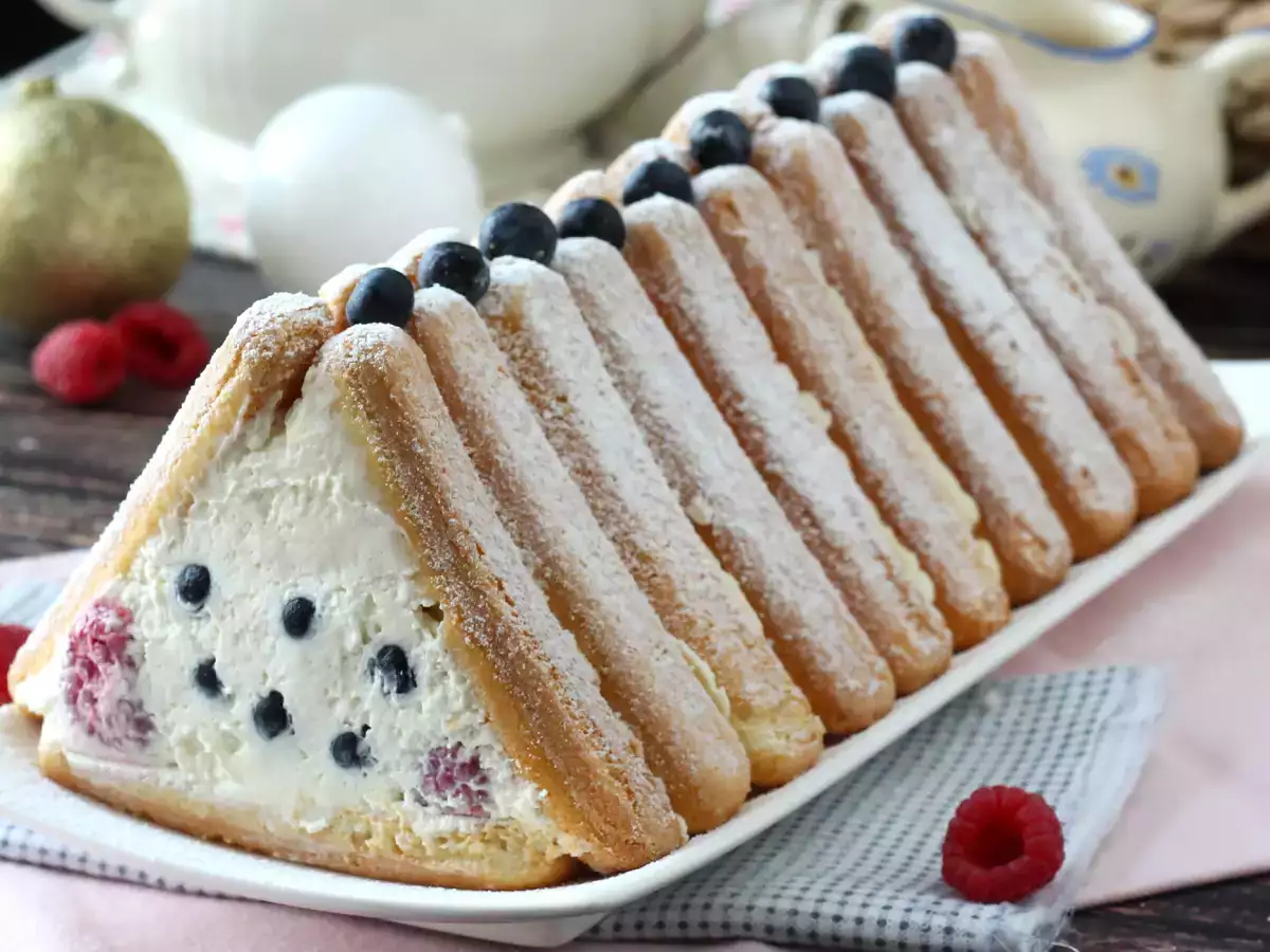 Für diesen Baumkuchen mit roten Früchten brauchen Sie keine Form! - foto 7
