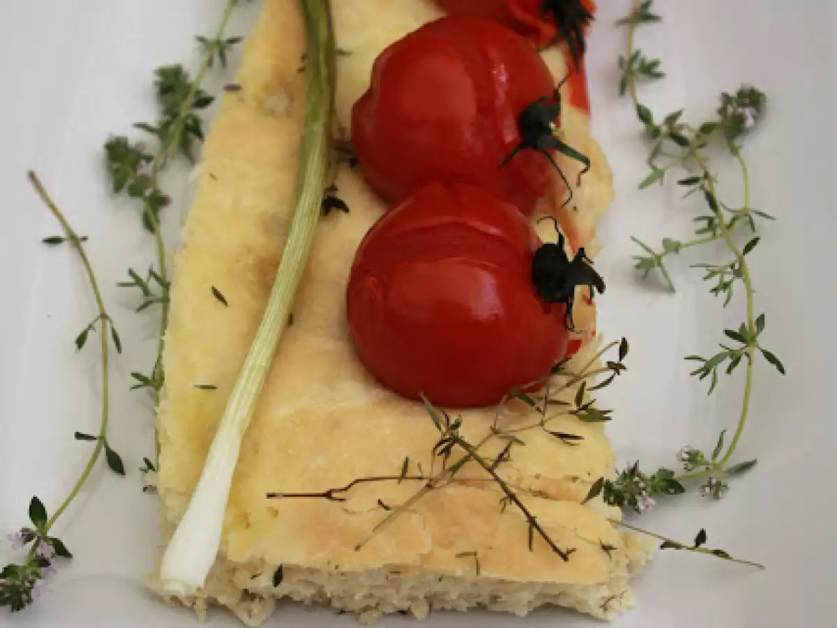 Galettes provencale de tomates au thym et lavande