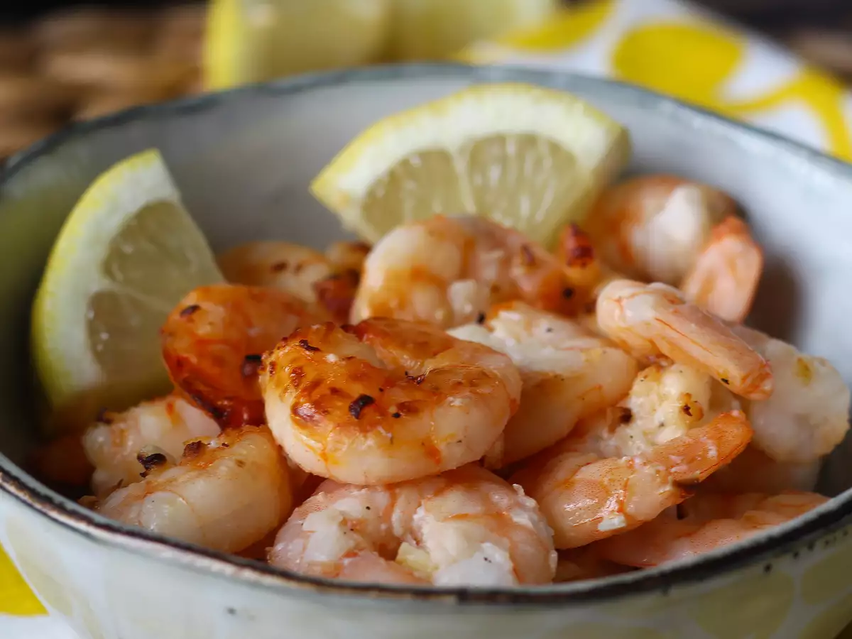 Garnelen aus der Heißluftfritteuse: ein leichtes und leckeres Rezept - foto 5