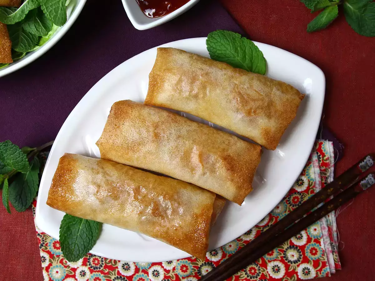 Garnelen-Nems aus dem Airfryer