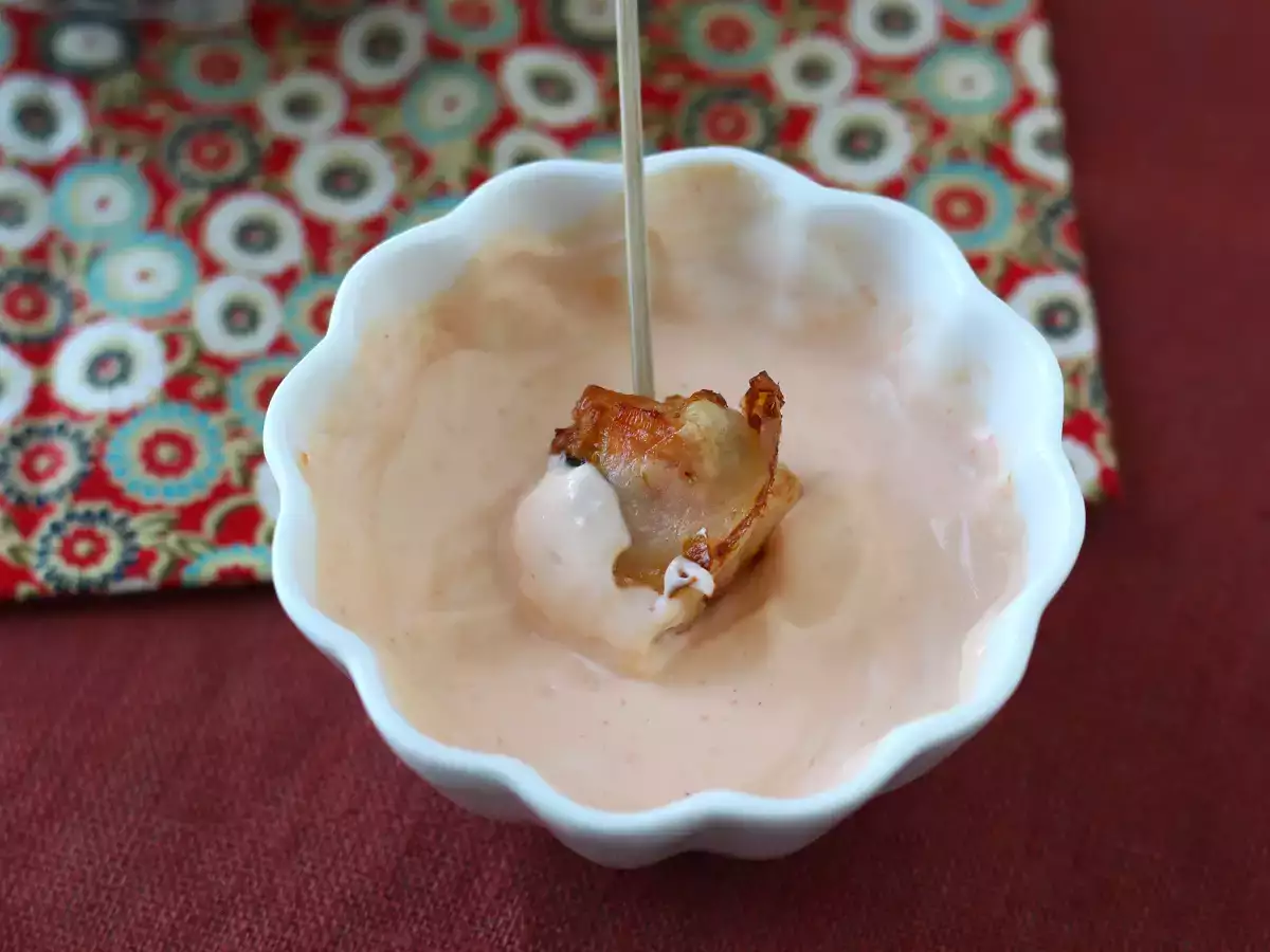 Garnelenhäppchen nach Frühlingsrollen-Art aus der Heißluftfritteuse - foto 2