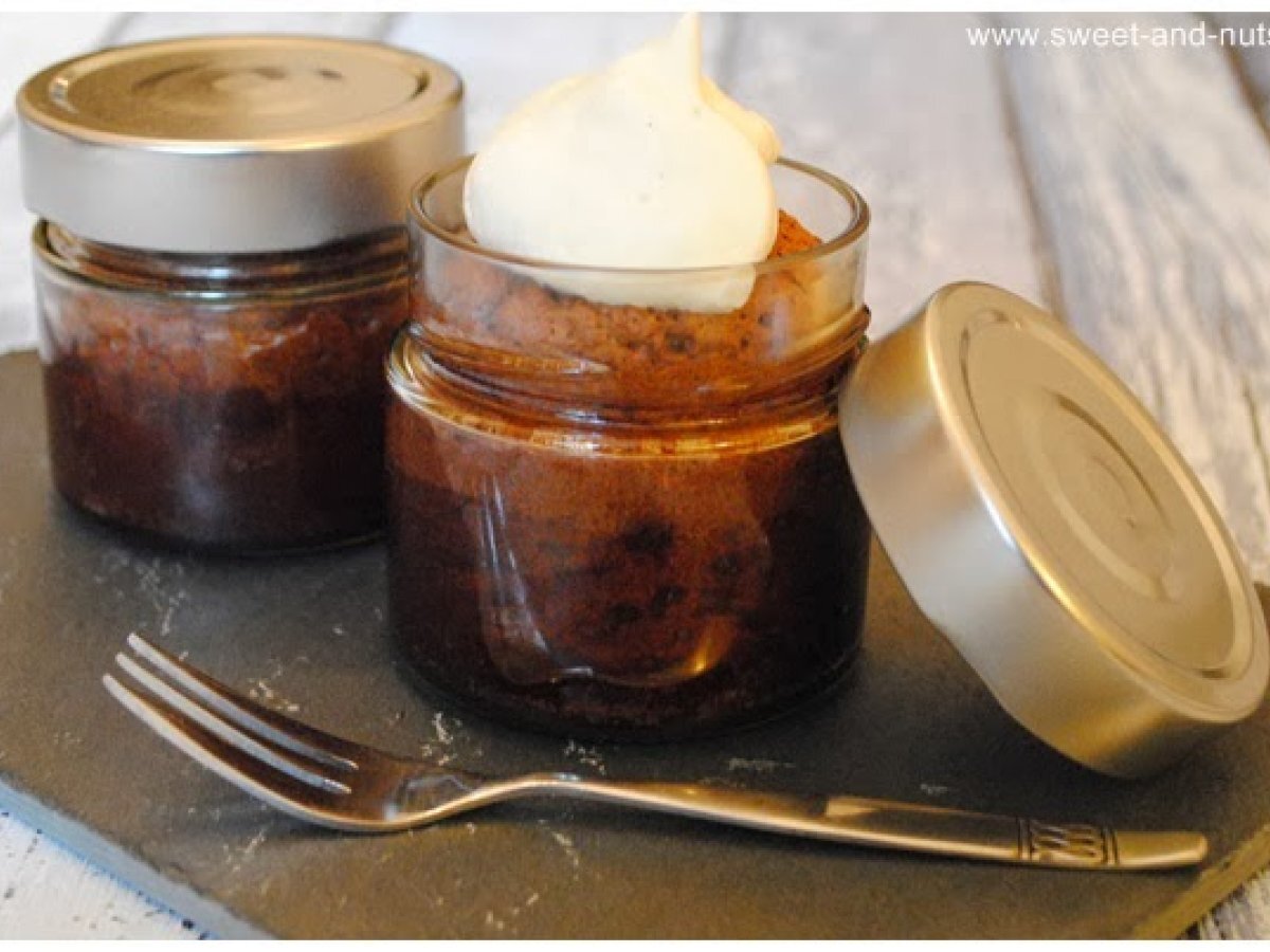 [gastblogger] schokokuchen im glas von sweet &amp; nuts - Rezept Petitchef