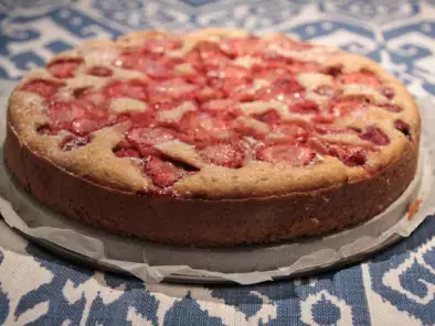 Gâteau aux fraises et fromboises