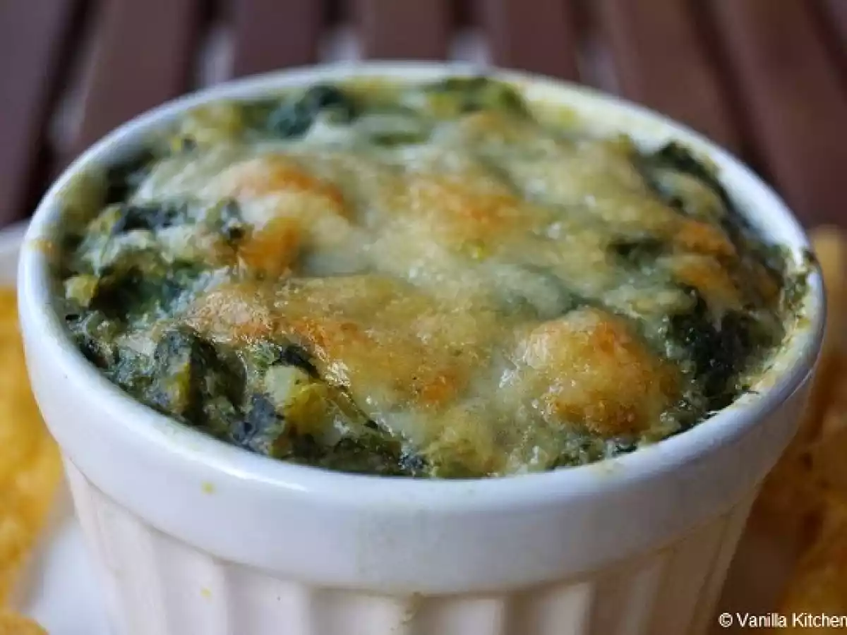 Gebackener Artischocken-Spinat-Dipp