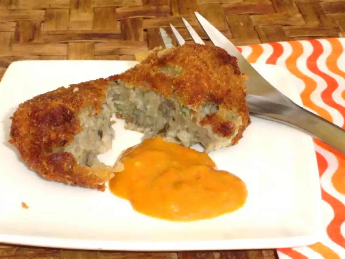 Gebratene Auberginenbällchen - Polpette di melanzane