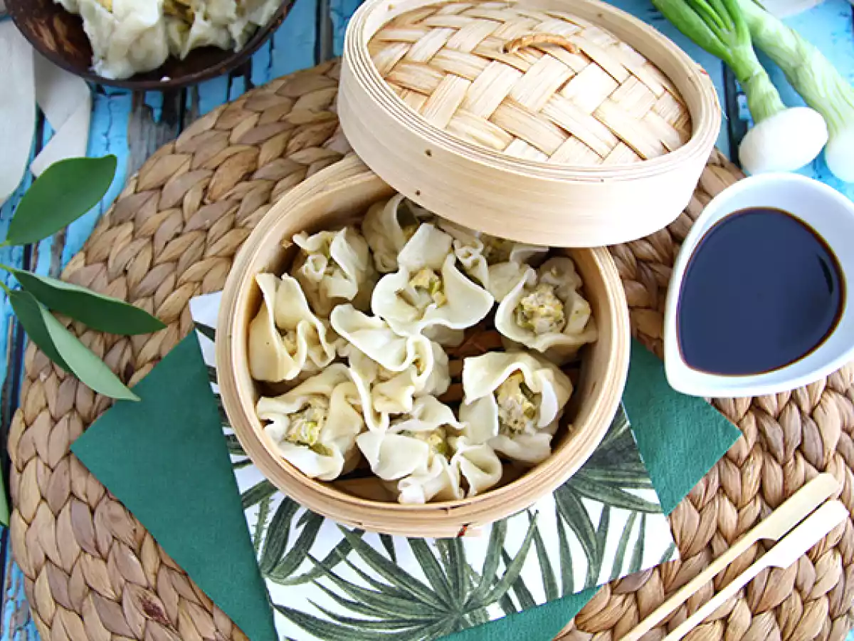 Gedämpfte Teigtaschen - Bouchons réunionnais mit Huhn - foto 4