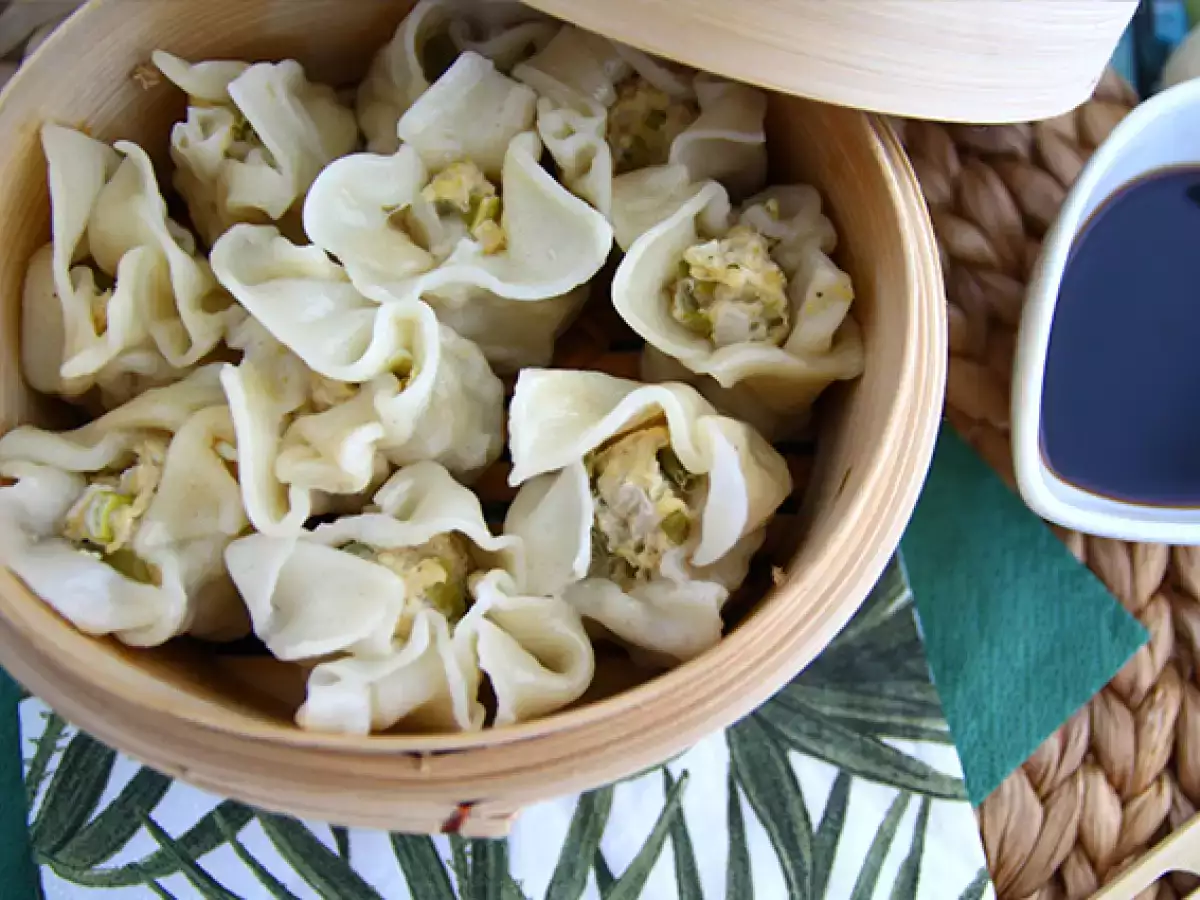 Gedämpfte Teigtaschen: Réunion-Bouchons mit Hähnchen - foto 5