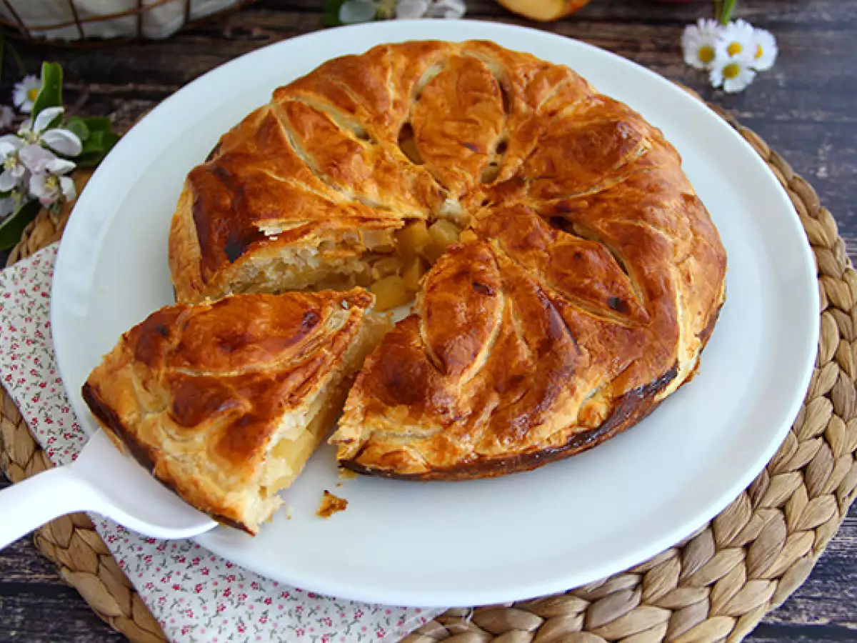 Gedeckter Apfelkuchen - foto 4