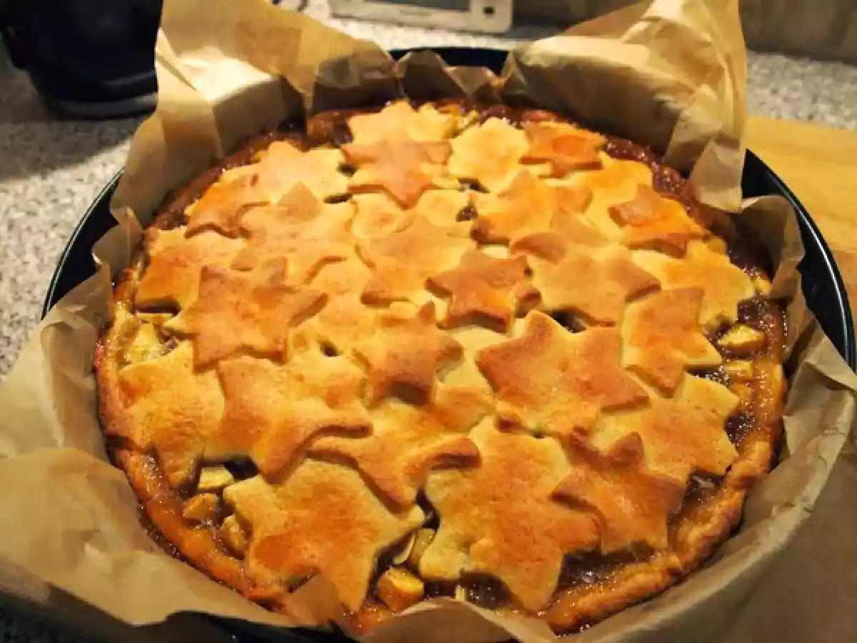 Gedeckter Apfelkuchen - zur Office Bake Off