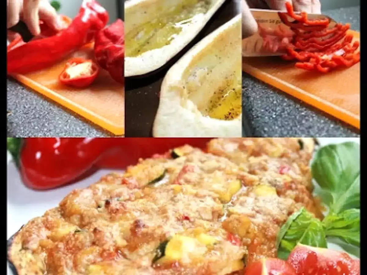 Gefüllte Auberginen Dampfer