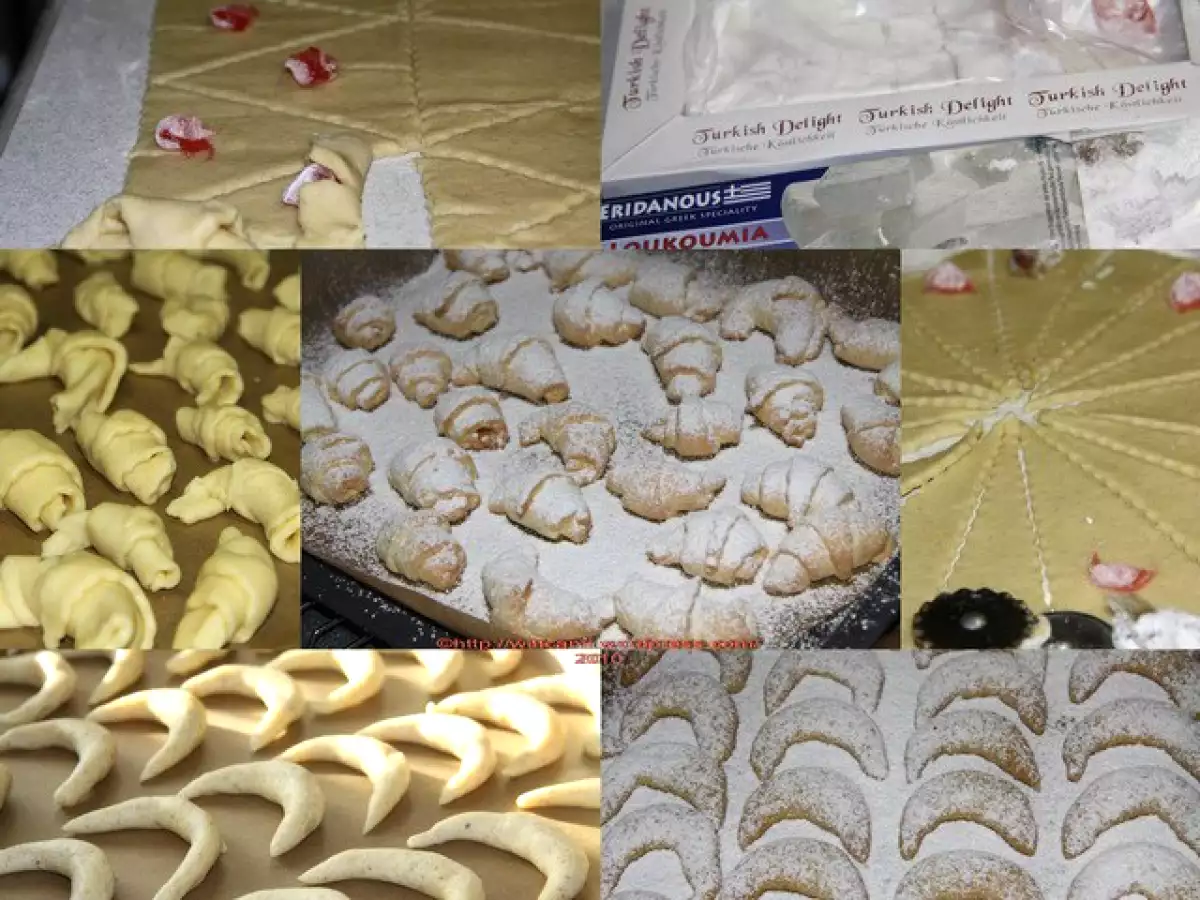 Gefüllte Hörnchen und Vanillekipferl