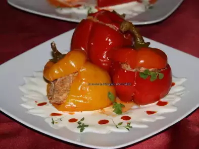 Gefüllte Paprika oder Tomaten