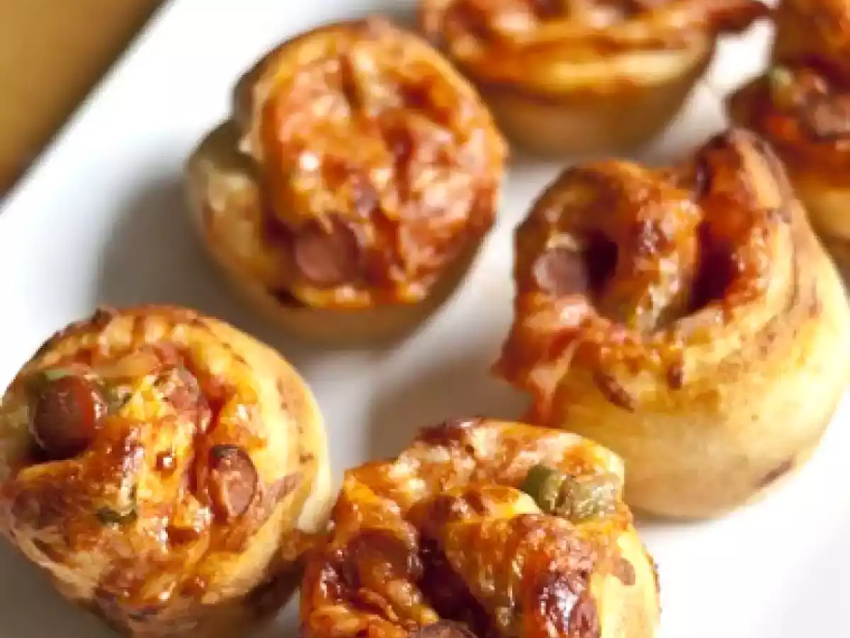 Gefüllte Pizza Muffins - foto 2