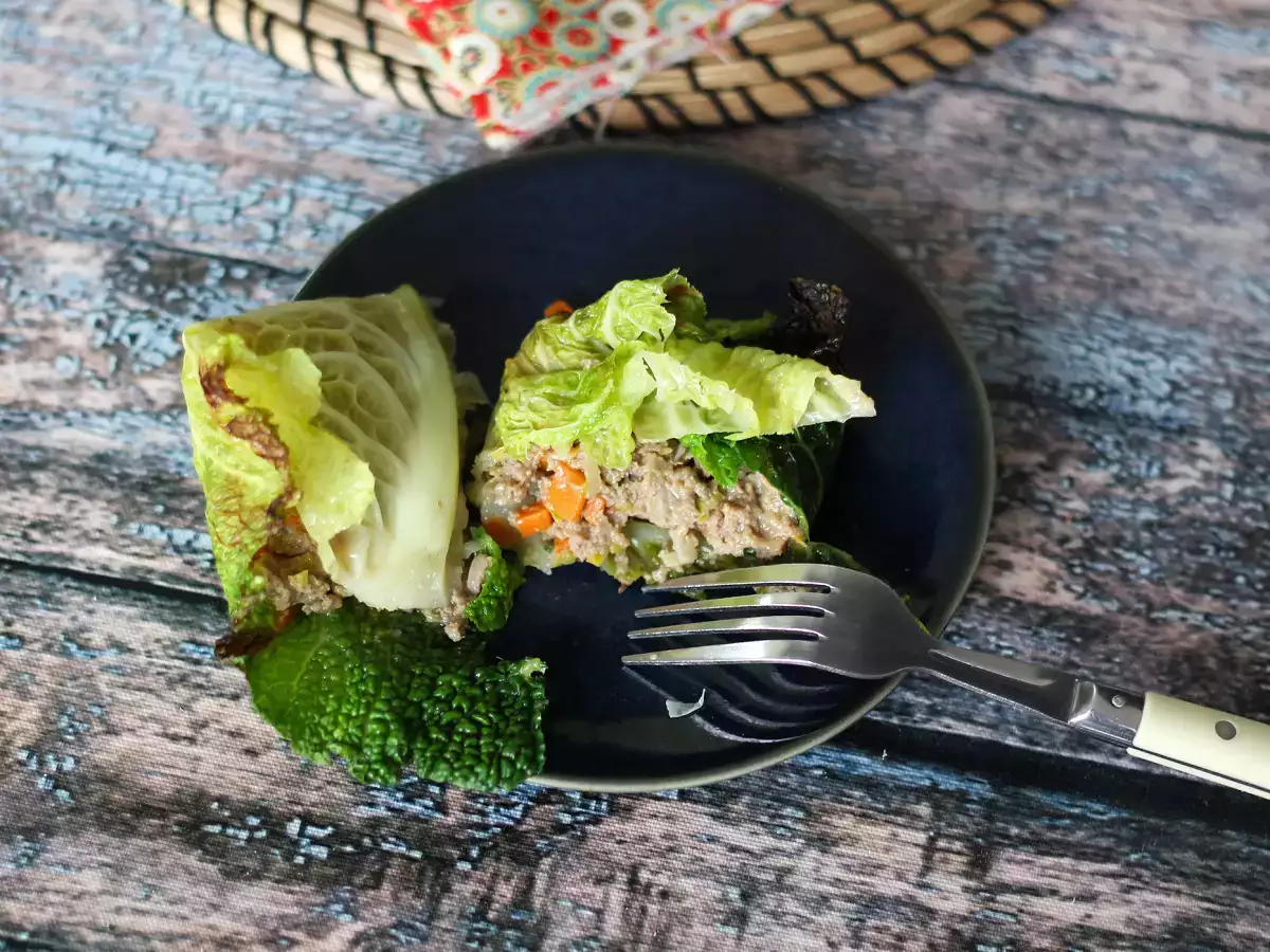 Gefüllter Wirsing aus dem Ofen (so schmeckt Kohl der ganzen Familie!) - foto 3