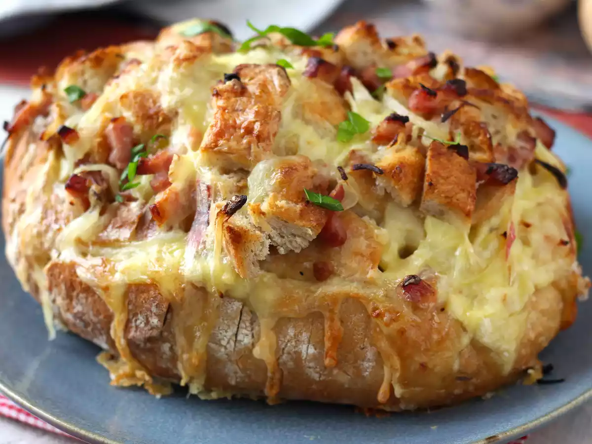 Gefülltes Igelbrot nach Tartiflette-Art - foto 5