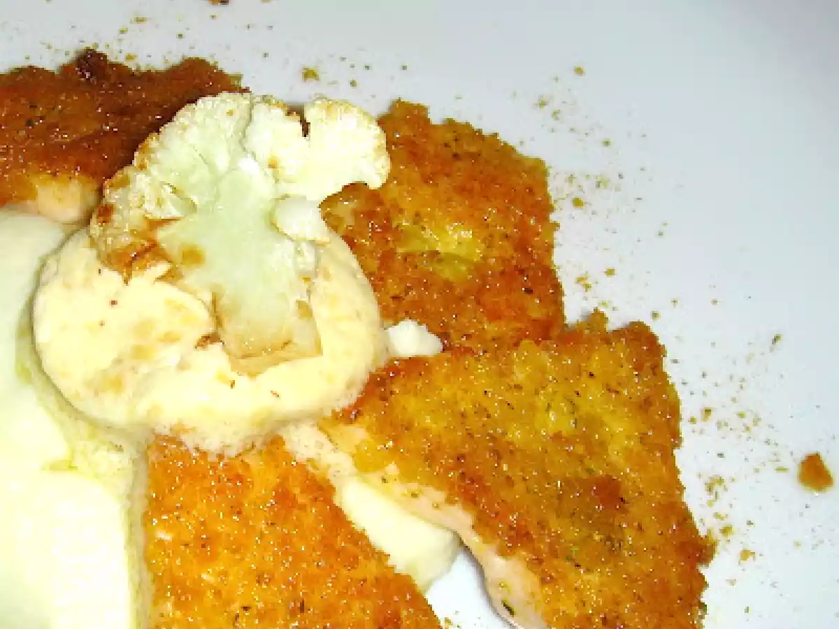 Gegen Blumenkohl-Phobie: Saibling mit Karfiol und Curry