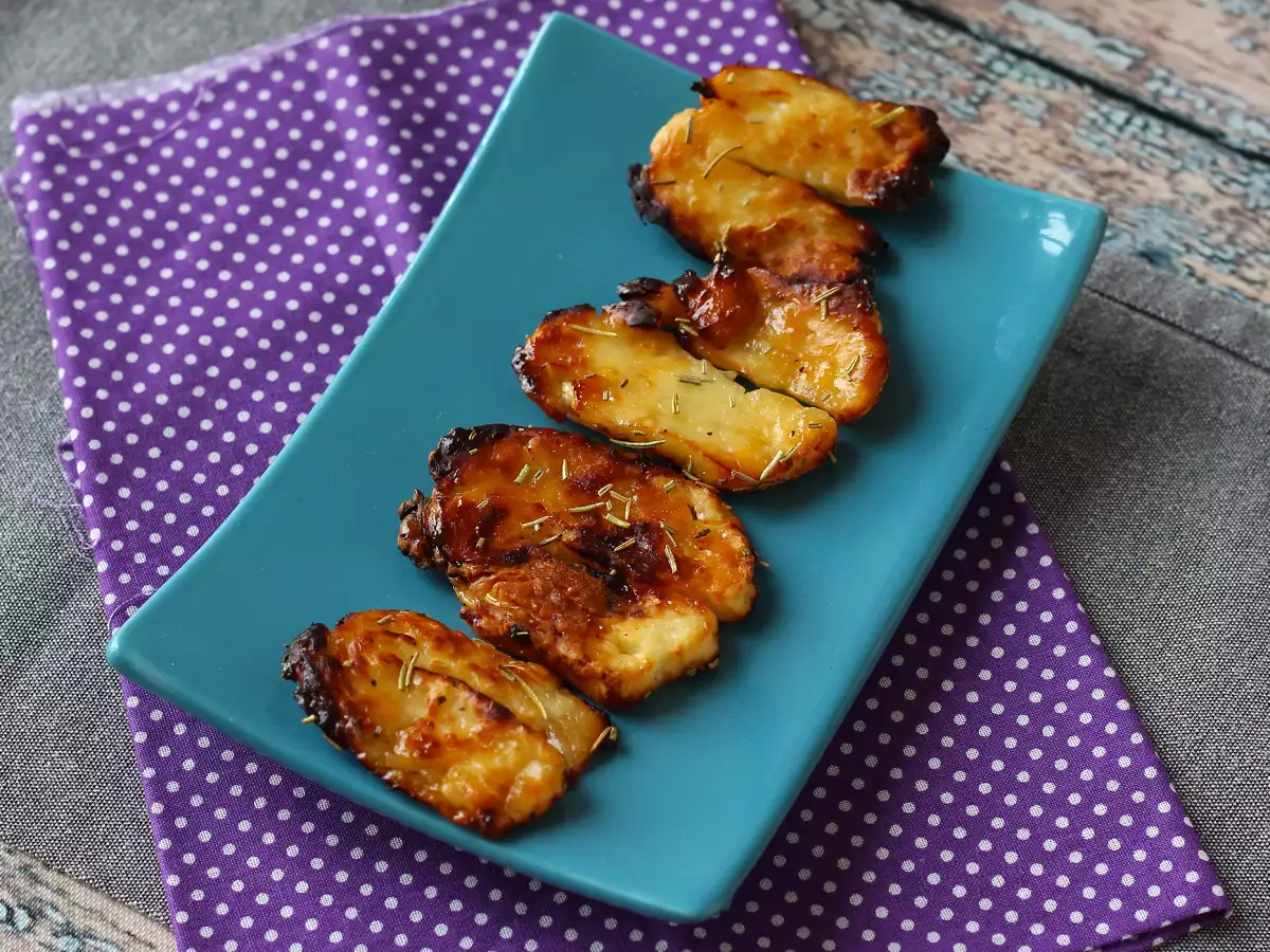 Gegrillter Halloumi mit Honig aus dem Airfryer - foto 3