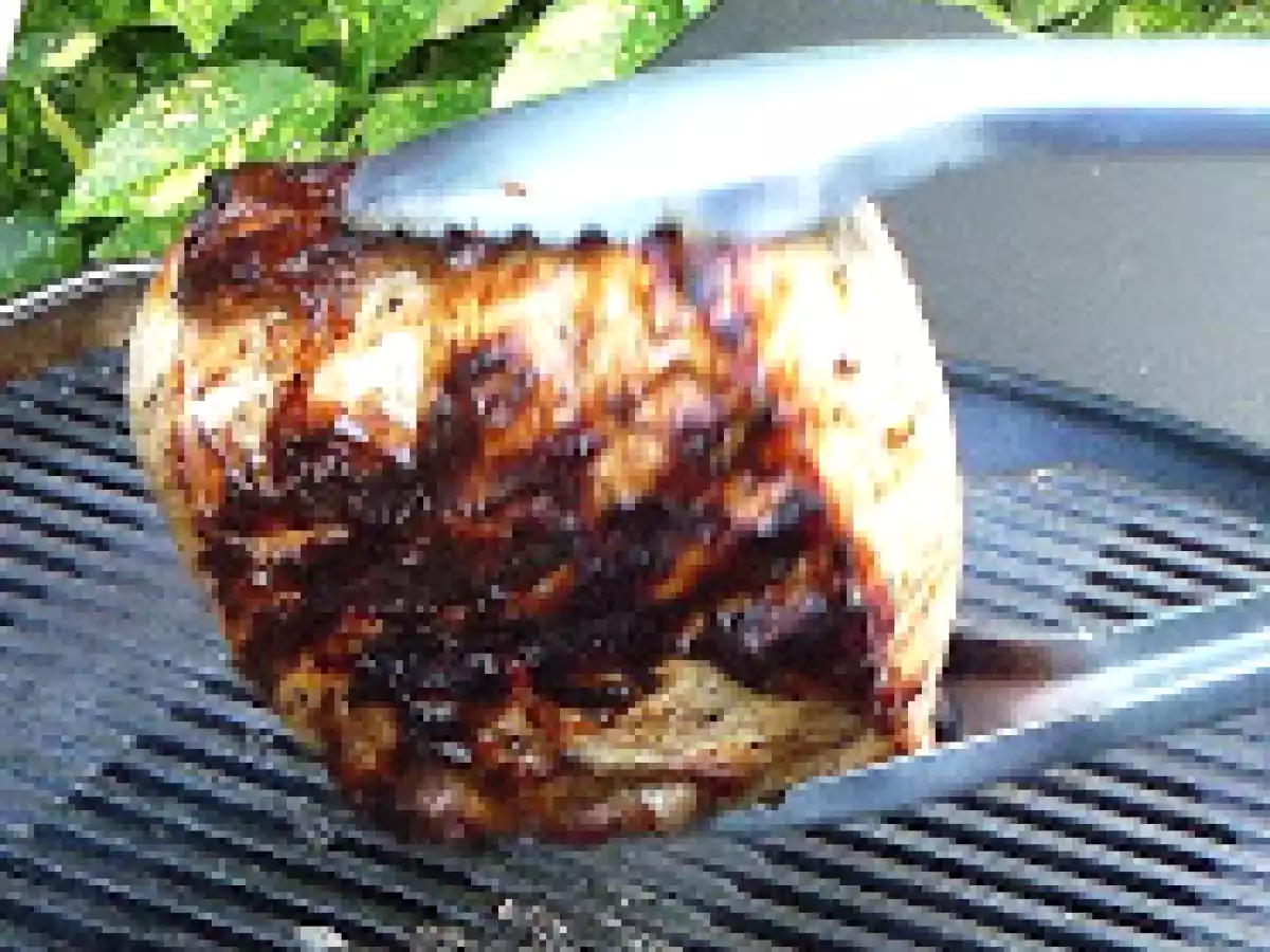 Gegrillter Schweinebraten