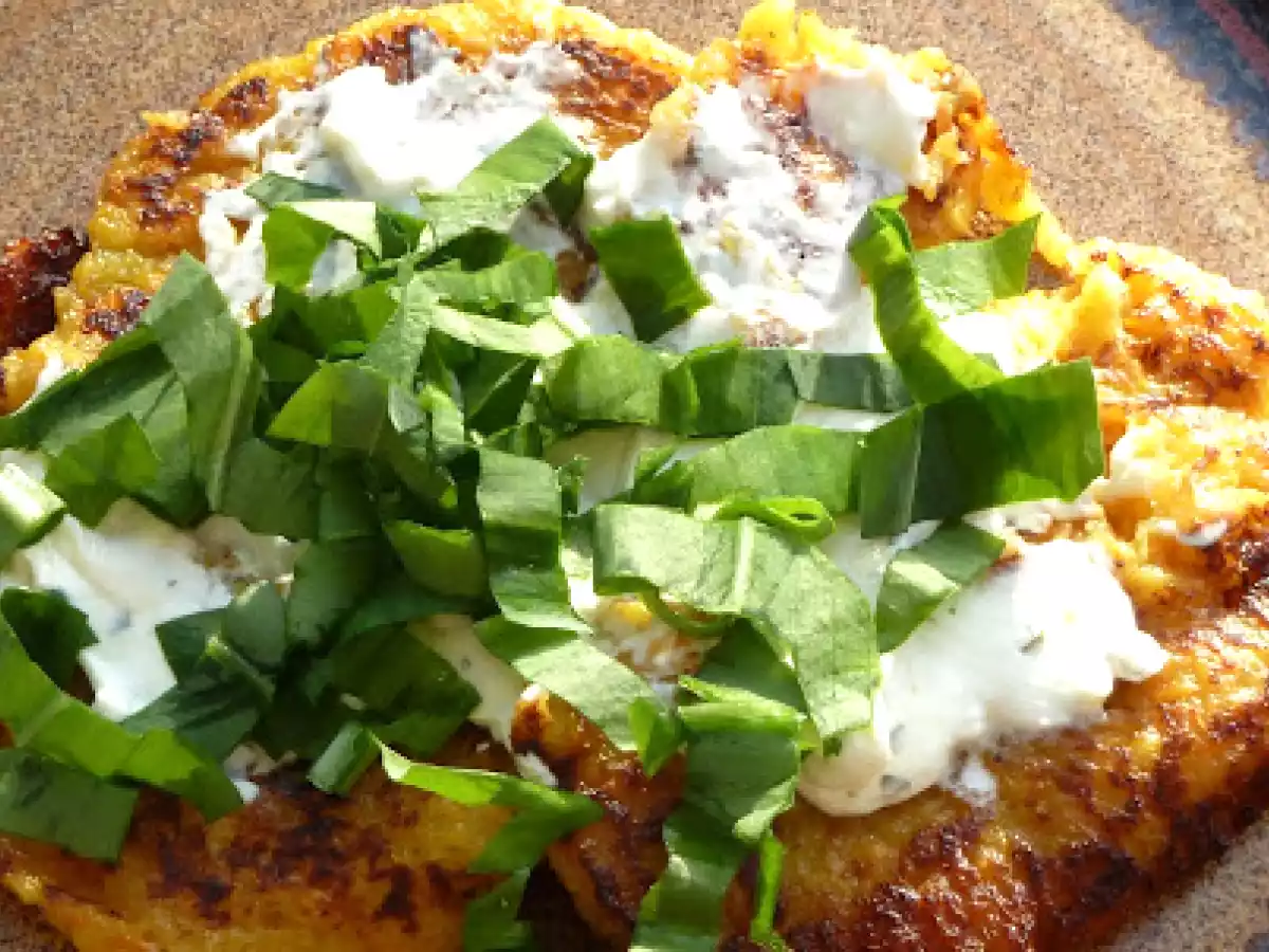 Gemüsepuffer mit Bärlauch