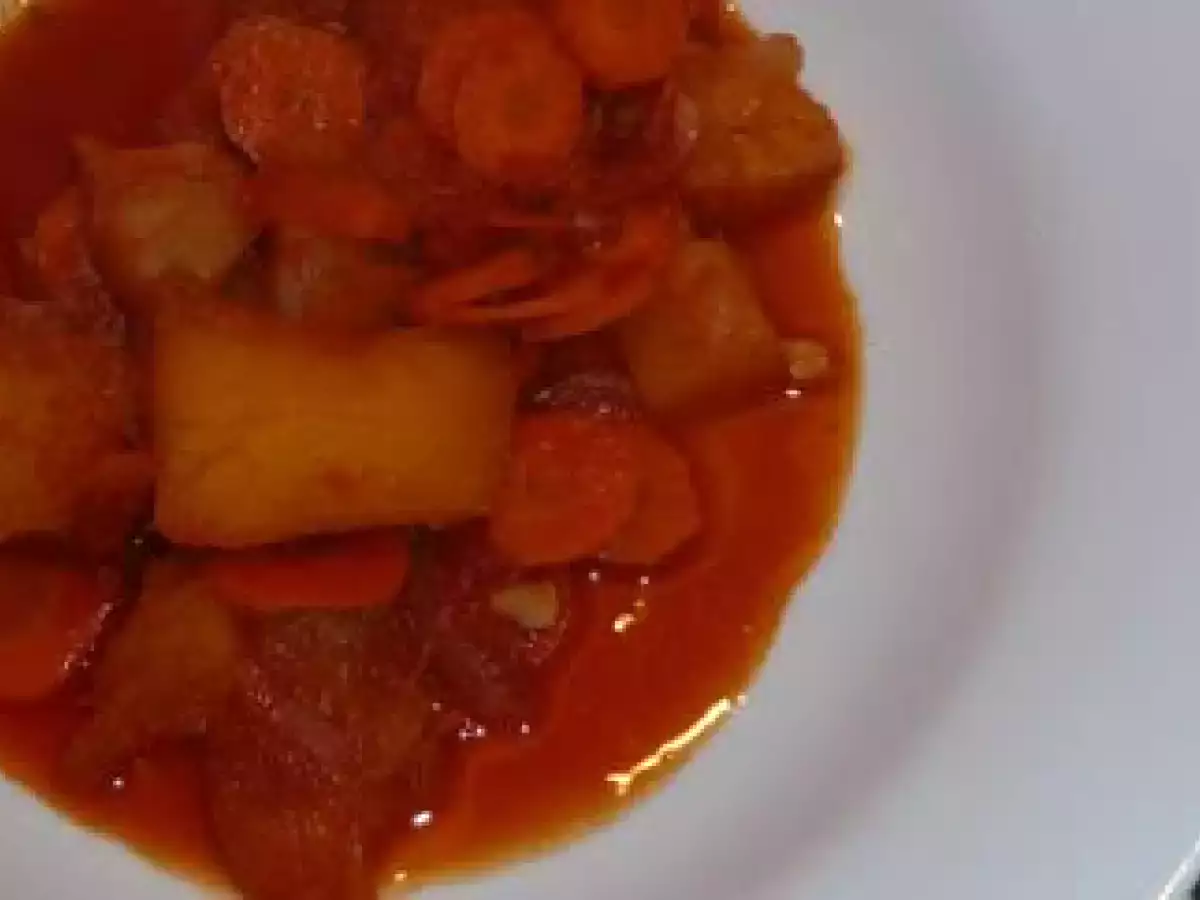 Gemüseragout Süß Sauer