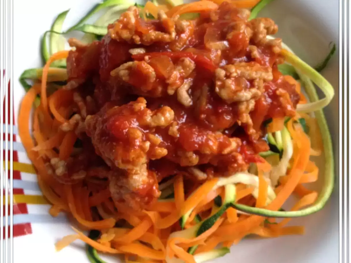 Gemüsespaghetti Bolognese