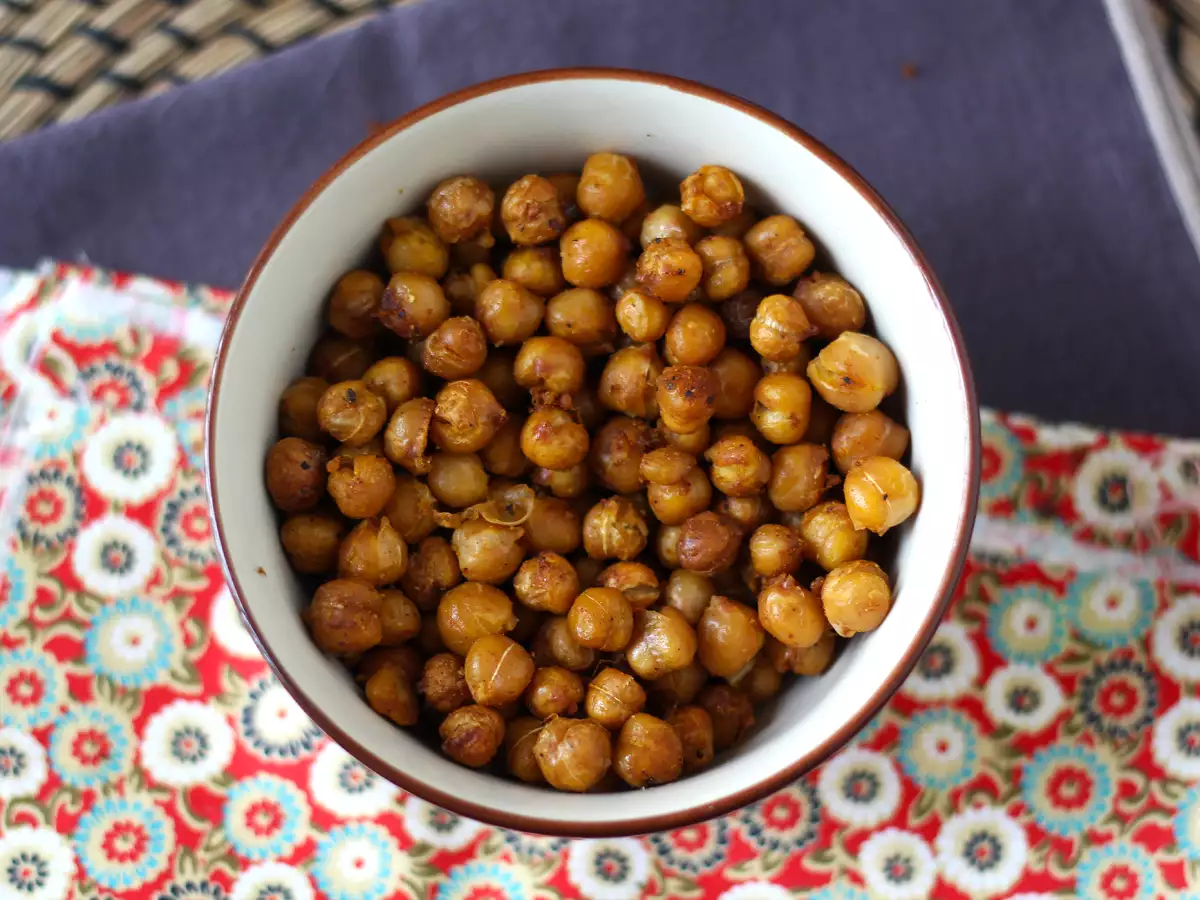 Geröstete Kichererbsen aus dem Air Fryer - foto 4