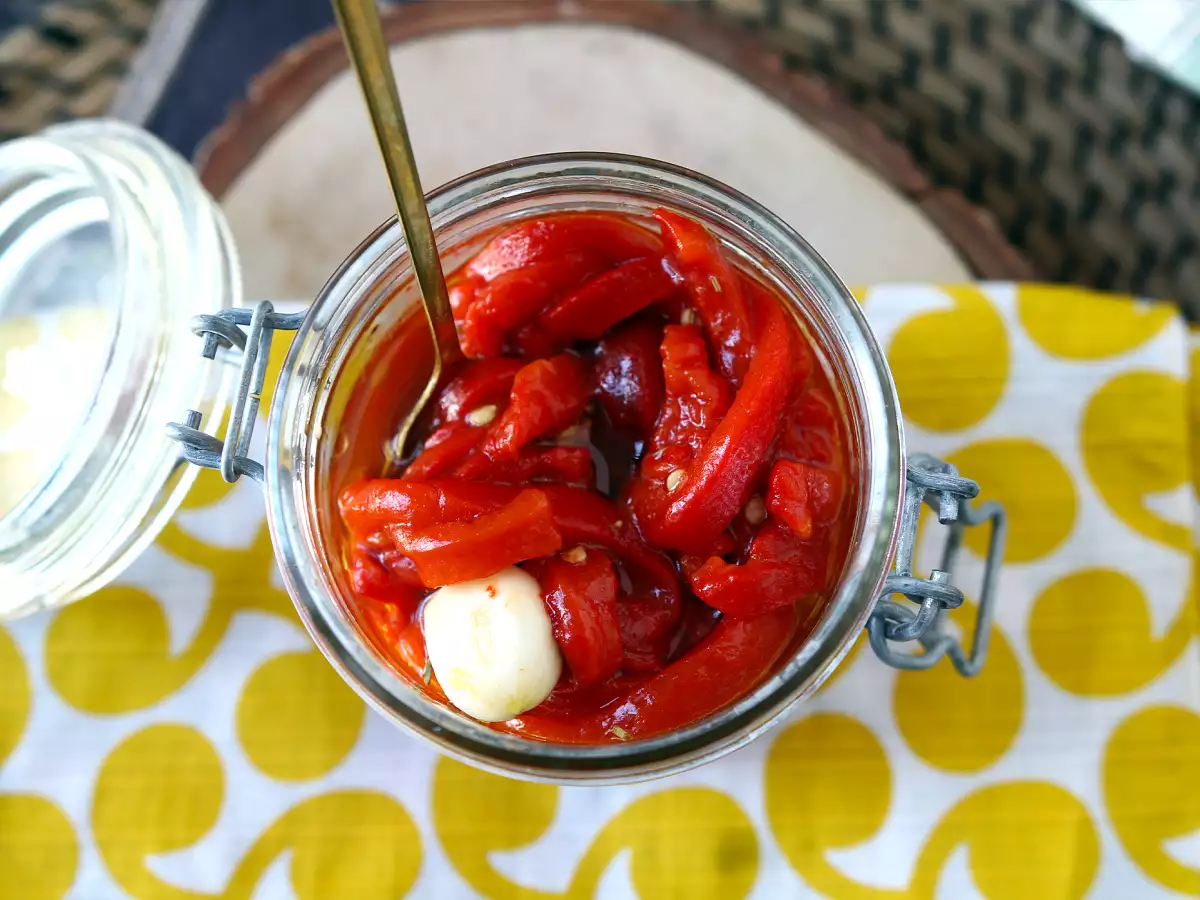 Gerösteter Paprikasalat aus der Heißluftfritteuse - foto 6