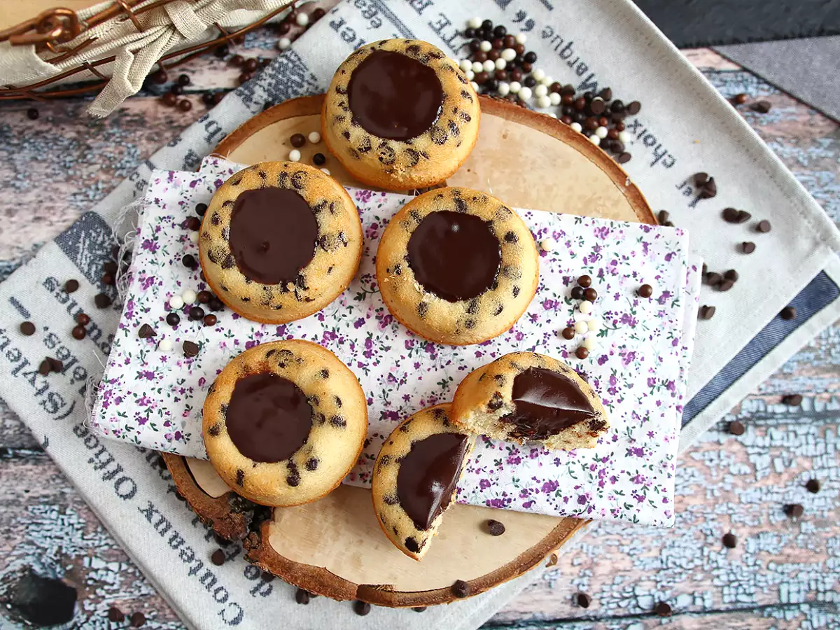 Getigerte Financiers mit Schokolade und knuspriger Ganache - foto 5